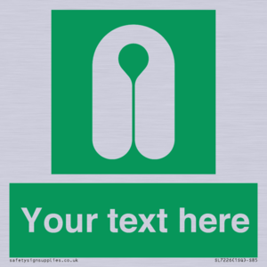 Custom sign safe condition Lifejacket